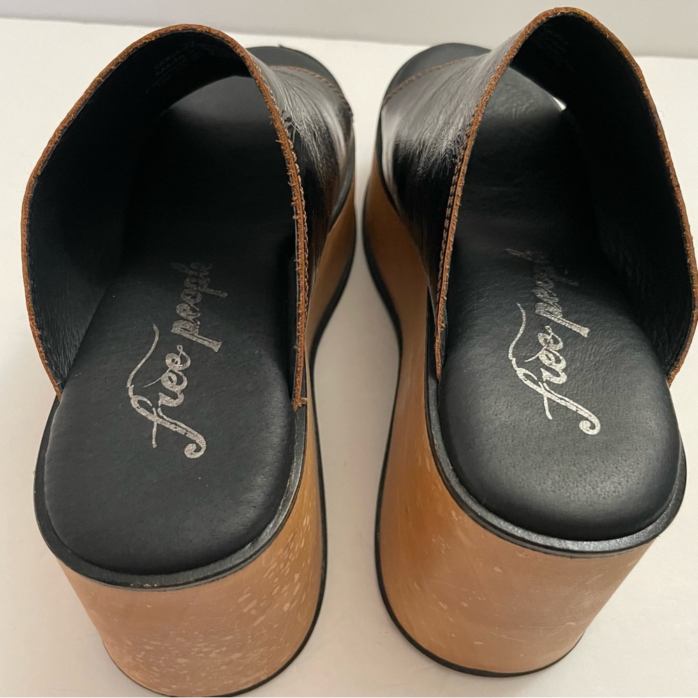 Free People Black Gabriela Clogs Size 39 - Picture 10 of 13
